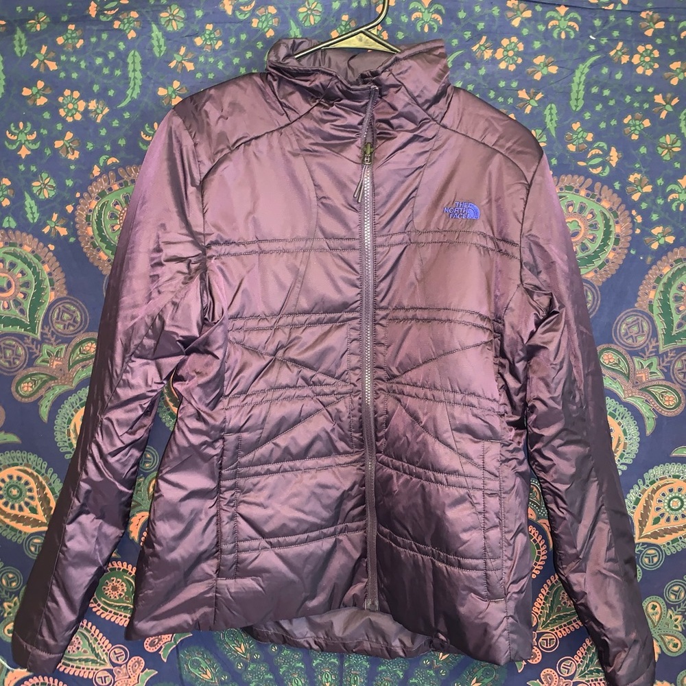 North face Puffer Zip💜🌿